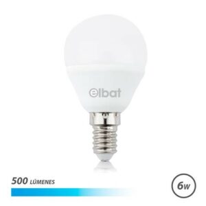 Lampadina LED Elbat G45 - 6W - 500Lm - E14 - Luce Bianca