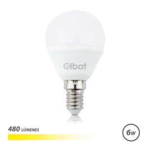 Lampadina LED Elbat G45 6W E14 480lm - 3000K Luce Calda