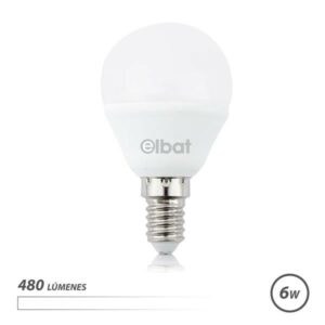 Lampadina LED Elbat G45 6W E14 480lm - Luce Bianca 4000K