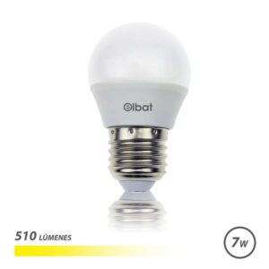 Lampadina LED Elbat G45 7W E27 510lm - 3000K Luce Calda