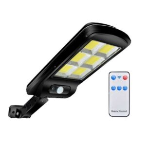 Lampione stradale a led solare Elbat Cob - 4500LM - Luce fredda 6500K - Sensore di movimento