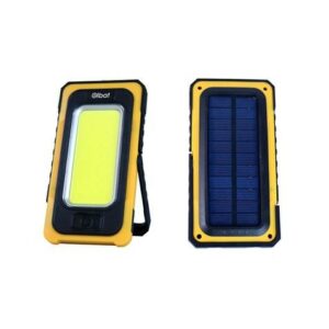 Lanterna LED Solare Ricaricabile Elbat - Gancio e Magnete - Cob 10W 800LM - Colore Nero