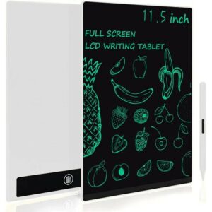 Leotec Eleven Lavagna digitale LCD da 11,5 con inchiostro elettronico - Senza luce blu - Pulsante di blocco - Penna magnetica - Colore bianco