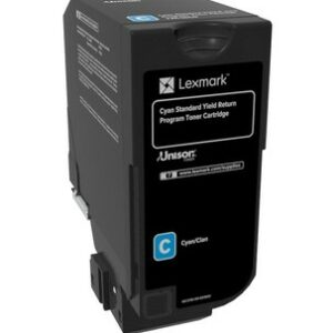 Lexmark 74C2SC0 cartuccia toner 1 pz Originale Ciano