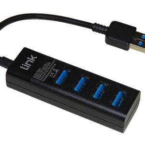 Link Hub 4 Porte Usb 3.0 Con Cavo Cm 15