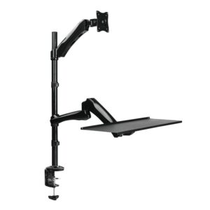 LogiLink BP0030 supporto da tavolo per Tv a schermo piatto 68,6 cm (27) Nero Scrivania