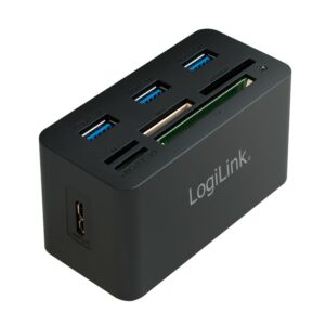 LogiLink CR0042 replicatore di porte e docking station per notebook USB 3.2 Gen 1 (3.1 Gen 1) Type-A