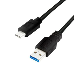 LogiLink CU0167 cavo USB 0,5 m 3.2 Gen 1 (3.1 Gen 1) USB A USB C Nero