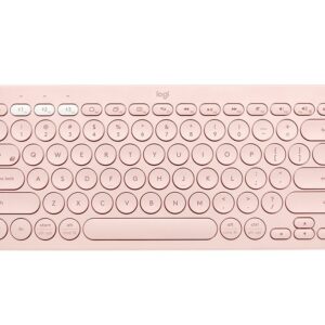 Logitech K380 Multi-Device tastiera Bluetooth QWERTY Spagnolo Rosa