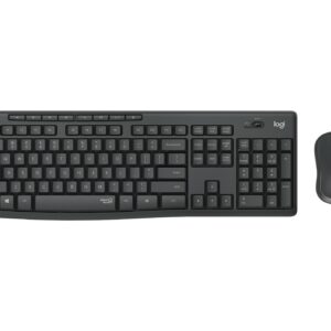 Logitech MK295 Silent Wireless Combo tastiera Mouse incluso USB QWERTY Spagnolo Grafite