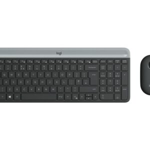 Logitech MK470 tastiera Mouse incluso RF Wireless QWERTY Spagnolo Grafite