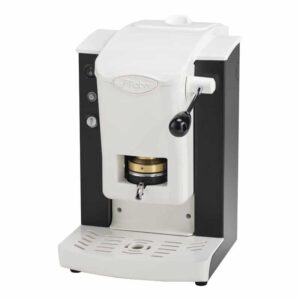 MACCHINA DA CAFFE' FABER SLOT PLAST BASIC TELAIO BIANCO PLASTICHE NERO PRESSACIALDA IN OTTONE SPBIANBASOTT