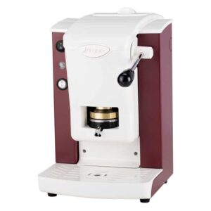 MACCHINA DA CAFFE' FABER SLOT PLAST BASIC TELAIO BORGOGNA PLASTICHE BIANCO PRESSACIALDA IN OTTONE SPBORBBASOTT