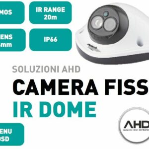 MACH POWER CAMERA AHD CAM. DOME 1/3" SONY 960P 4MM OSD IR 20M IP66 VS-AHFD9-103