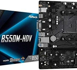 MAINBOARD AM4 ASROCK B550M-HDV 90-MXBDJ0-A0UAYZ