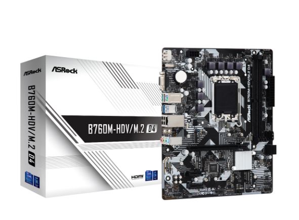 MAINBOARD SLGA1700 ASROCK B760M-HDV/ M.2 D4