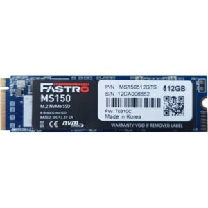 MEGA FASTRO SOLID STATE DRIVE SSD 512GB M.2 NVME MS150512GTS