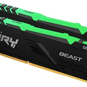 MEMORIA DDR4 3600 16GB KIT 2X8GB KINGSTON FURY BEAST KF436C17BBAK2/16