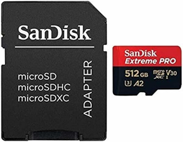 MEMORY CARD MICRO SD/TRANSFLASH 512GB SANDISK CLASSE 10 SDSQUAC-512G-GN6MA