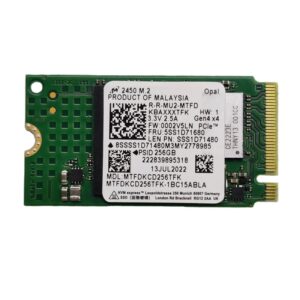 MICRON SOLID STATE DRIVE SSD 256GB M.2 PCIe GEN4X4 NVMe MTFDKCD256TFK OEM BULK