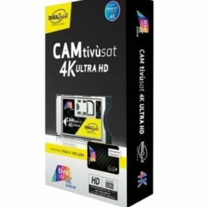 MODULO FASTCAM 4K UHD TIVUSAT + SMARTCARD TIVÙSAT NERA DIGIQUEST BUNDLETVSAT4K