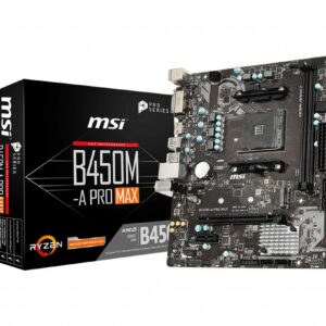 MSI B450M-A PRO MAX Presa AM4 micro ATX AMD B450