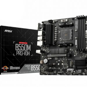 MSI B550M PRO-VDH AMD B550 Presa AM4 micro ATX