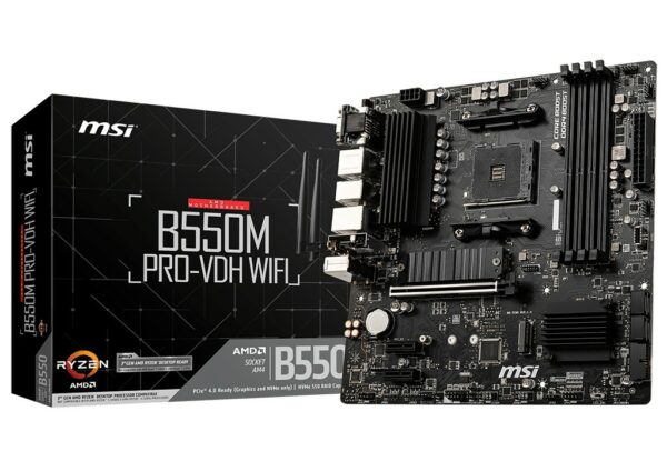 MSI B550M PRO-VDH WIFI Presa AM4 micro ATX AMD B550