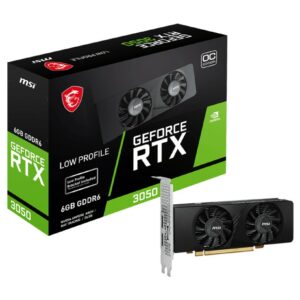 MSI GEFORCE RTX 3050 LP 6G OC scheda video NVIDIA 6 GB GDDR6