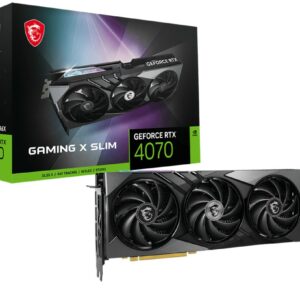 MSI GEFORCE RTX 4070 GAMING X SLIM 12G scheda video NVIDIA 12 GB GDDR6X