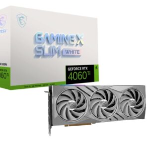 MSI GeForce RTX 4060 Ti GAMING X SLIM WHITE 16G NVIDIA 16 GB GDDR6