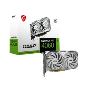 MSI GeForce RTX 4060 VENTUS 2X WHITE 8G OC NVIDIA 8 GB GDDR6