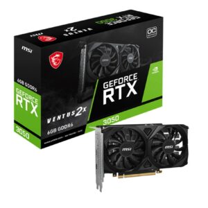 MSI Geforce RTX 3050 VENTUS 2X 6G OC NVIDIA 6 GB GDDR6