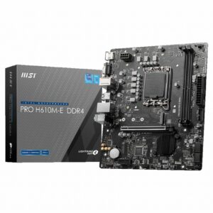 MSI PRO H610M-E DDR4 scheda madre Intel H610 LGA 1700 micro ATX