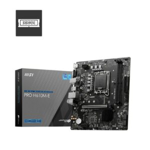 MSI PRO H610M-E scheda madre Intel H610 LGA 1700 micro ATX