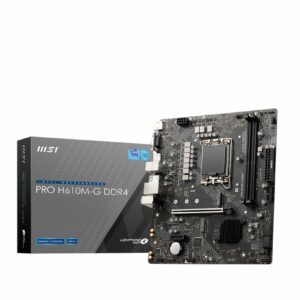 MSI PRO H610M-G DDR4 scheda madre Intel H610 LGA 1700 micro ATX