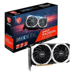 MSI SCHEDA VIDEO RADEON RX 6600 8GB GDDR6 DISPLAY-PORT/HDMI V502-035R