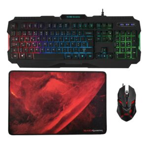 Mars Gaming MCP118PORTU tastiera Mouse incluso USB QWERTY Portoghese Nero