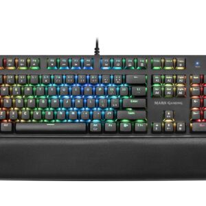 Mars Gaming MK5BPT tastiera USB QWERTY Portoghese Nero