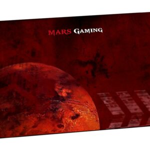 Mars Gaming MMP2 tappetino per mouse Nero, Rosso