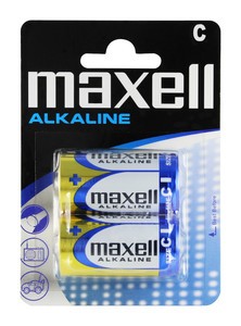 Maxell Confezione da 2 batterie alcaline LR14 C