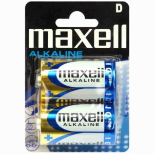 Maxell Confezione da 2 batterie alcaline LR20 D