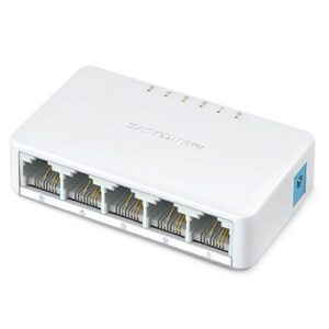 Mercusys MS105 switch di rete Fast Ethernet (10/100) Bianco