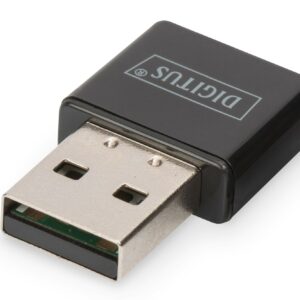 Micro Adattatore Usb 2.0 Wireless 300Mbps