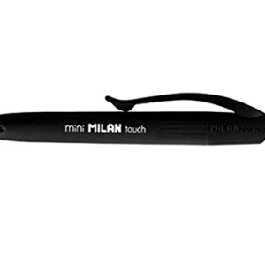 Milano P1 Touch Mini Penna a Sfera Retrattile - Punta Rotonda 1mm - Inchiostro a Base Olio - Scrittura Liscia - Colore Nero