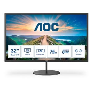 Mon 32Ips Qhd Hdmi Dp Mm 4Ms Aoc Q32V4 2560X1440