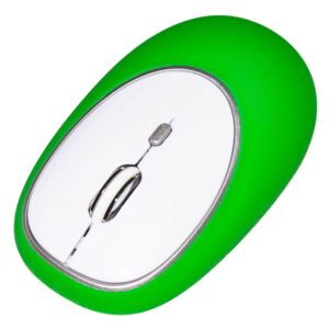 Mouse Gommato Wireless Colore Verde