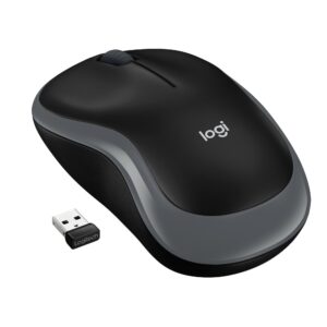 Mouse M185 Log Cordless Nero/Grey Logitech Usb Nano Receiver