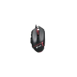 Mouse da gioco USB Cromad G320 3200 dpi - 8 pulsanti - Illuminazione LED rossa, gialla e verde - Uso con la mano destra - Cavo da 1,50 m