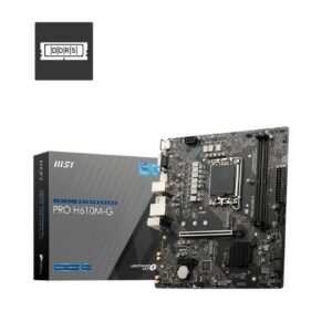 Msi Mb H610, Pro H610M-G Ddr5, Lga 1700, 2Ddr5,1Pci-Ex16,1Pci-Ex1,2M.2, 4Sata3